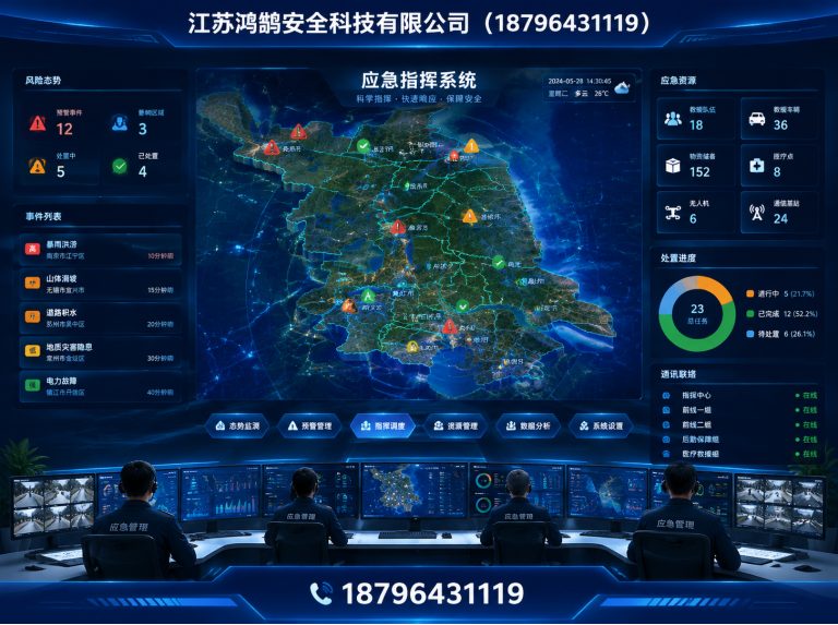 丽水应急指挥系统展示图